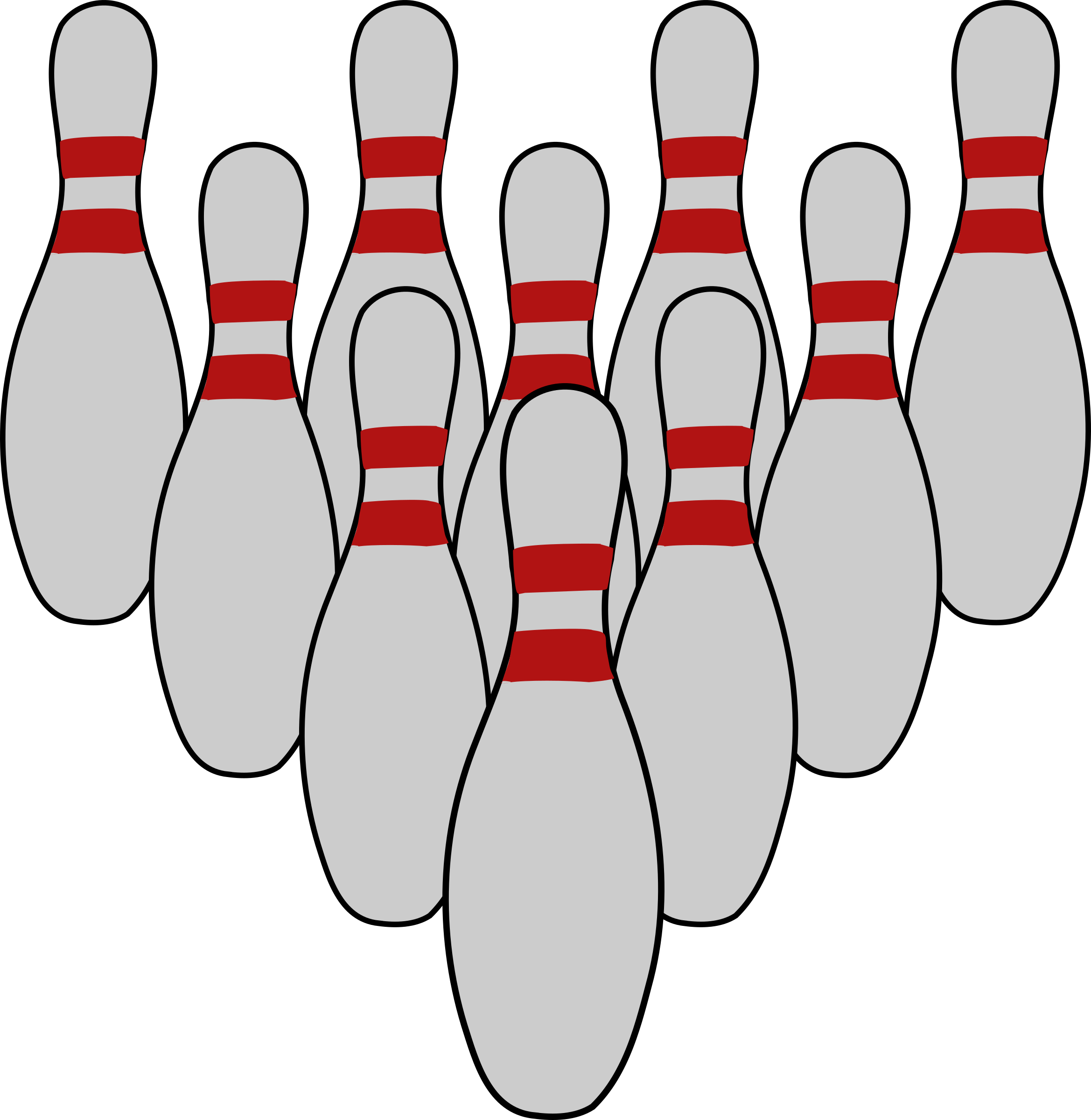 Clipart - Groups Of Ten Clipart (2338x2400)