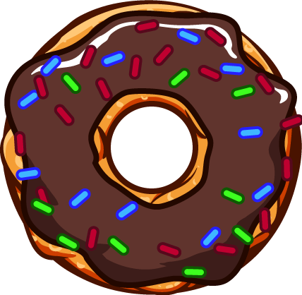 Donut Png - Donuts Single (428x418)