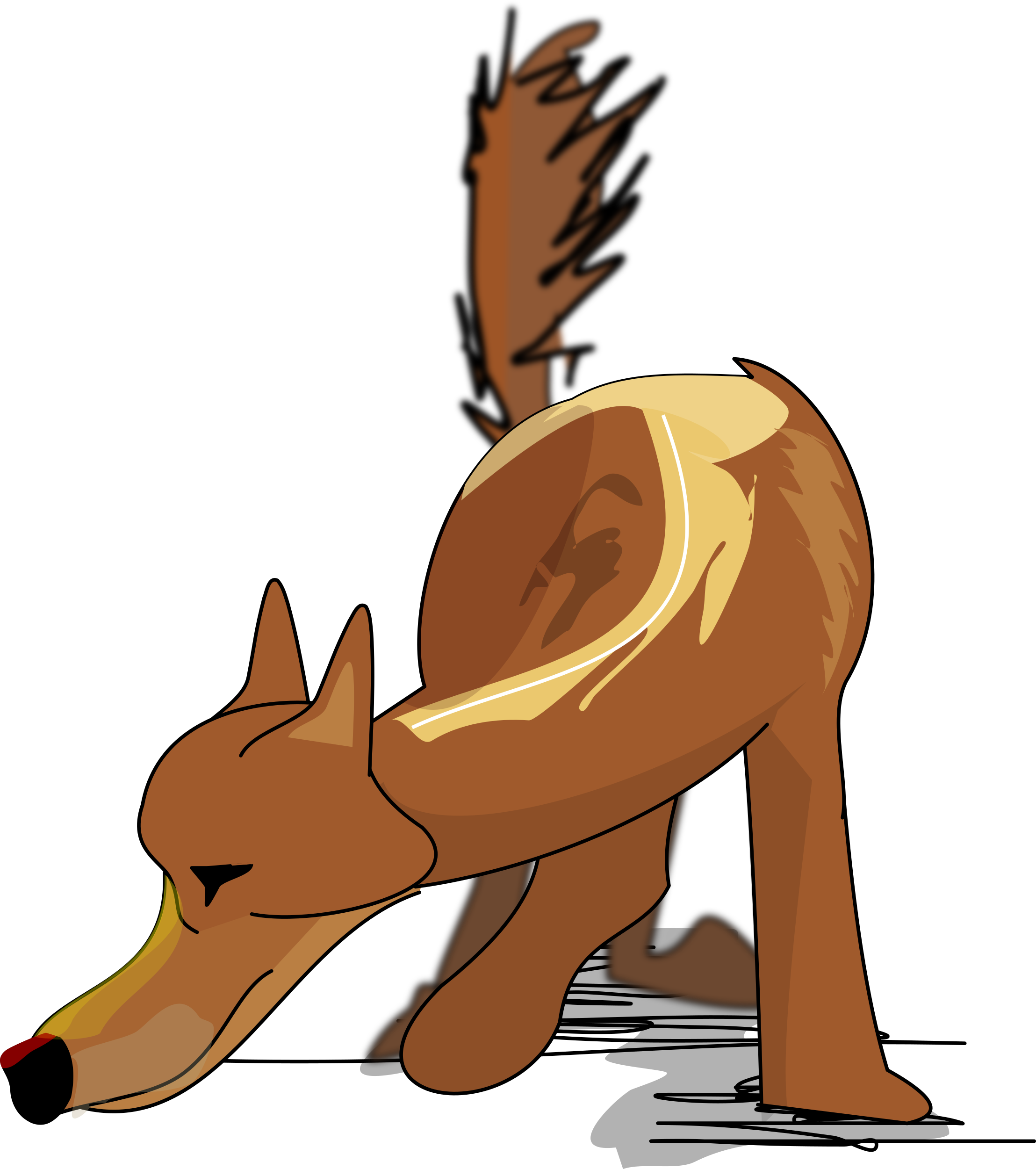 Dog Food Clip Art Download - Dog Smell Png (2216x2500)