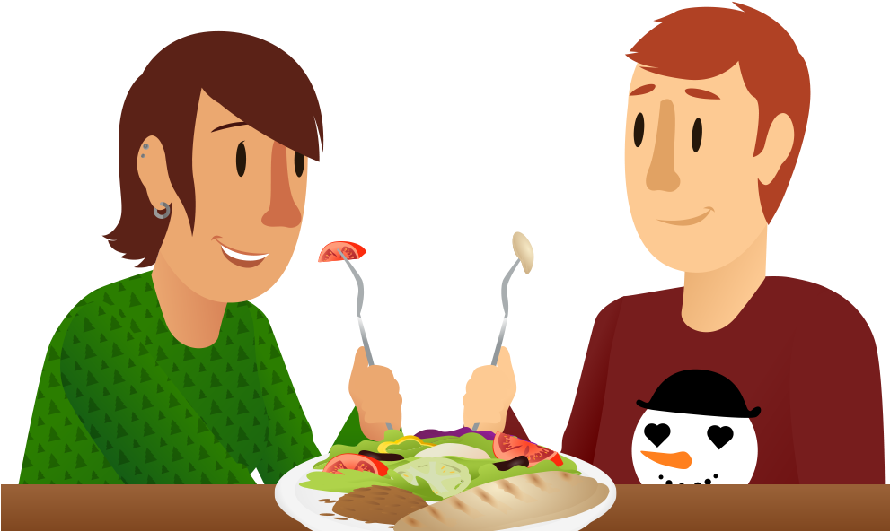 Shared Meal - Diabetics Food Clipart (990x660)