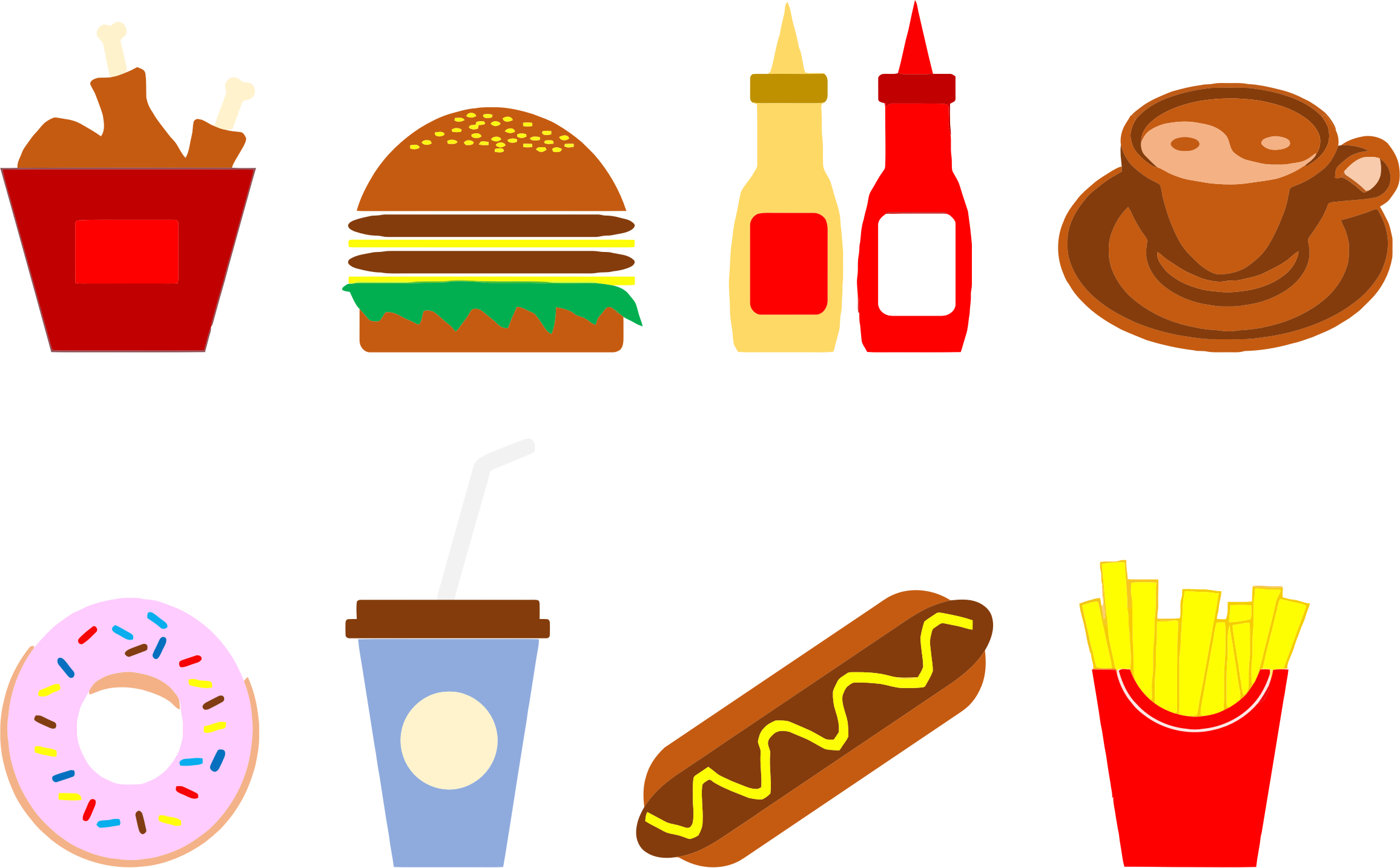 Food Icons - Hot Dog Costume Shirt Sausage Wiener Mustard Bun Fast (2312x1433)