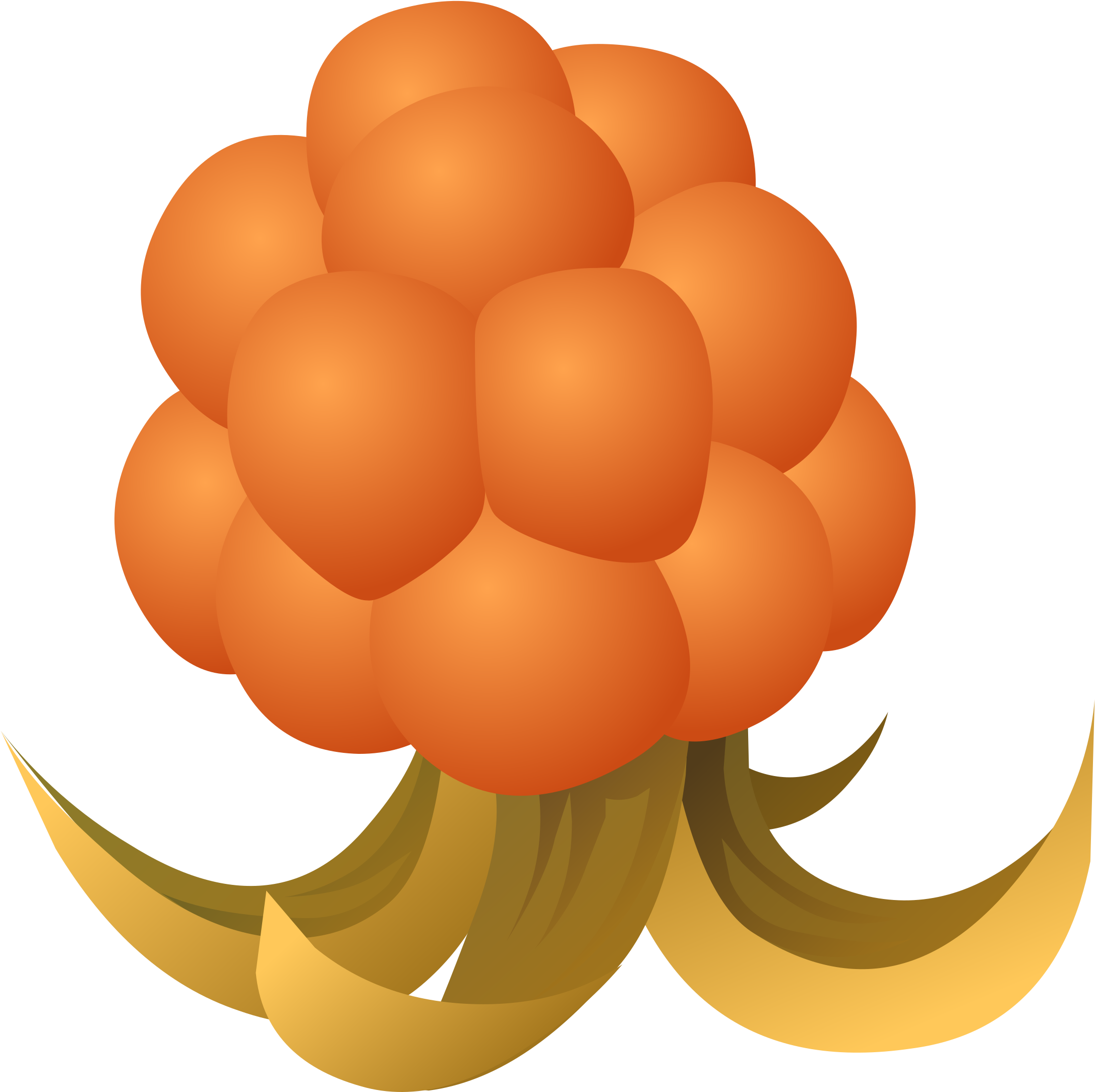 Food Cloudberry - Cloudberry Clipart (2400x2400)