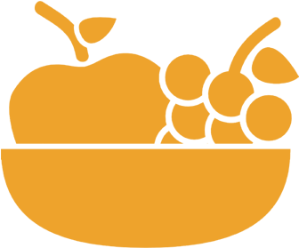 Gourmet Foods - Grape And Apple Wall Art Sticker Decal Red, Size Medium (400x400)