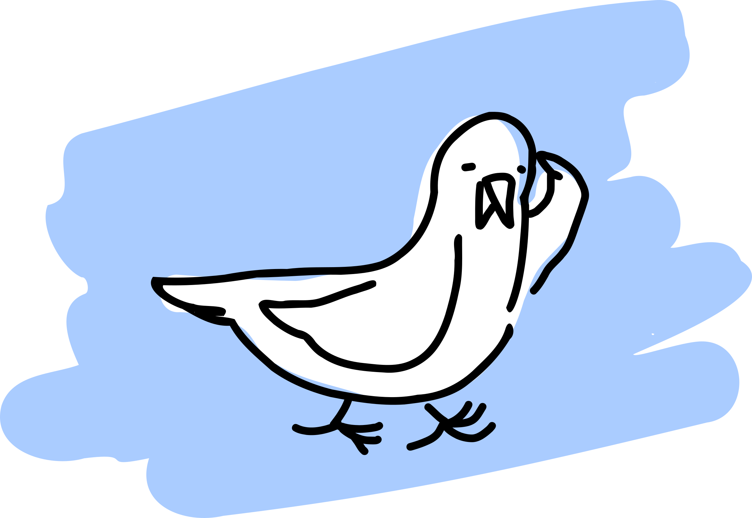 Clipart Seagull - Seagull Cartoons Png (2400x1654)