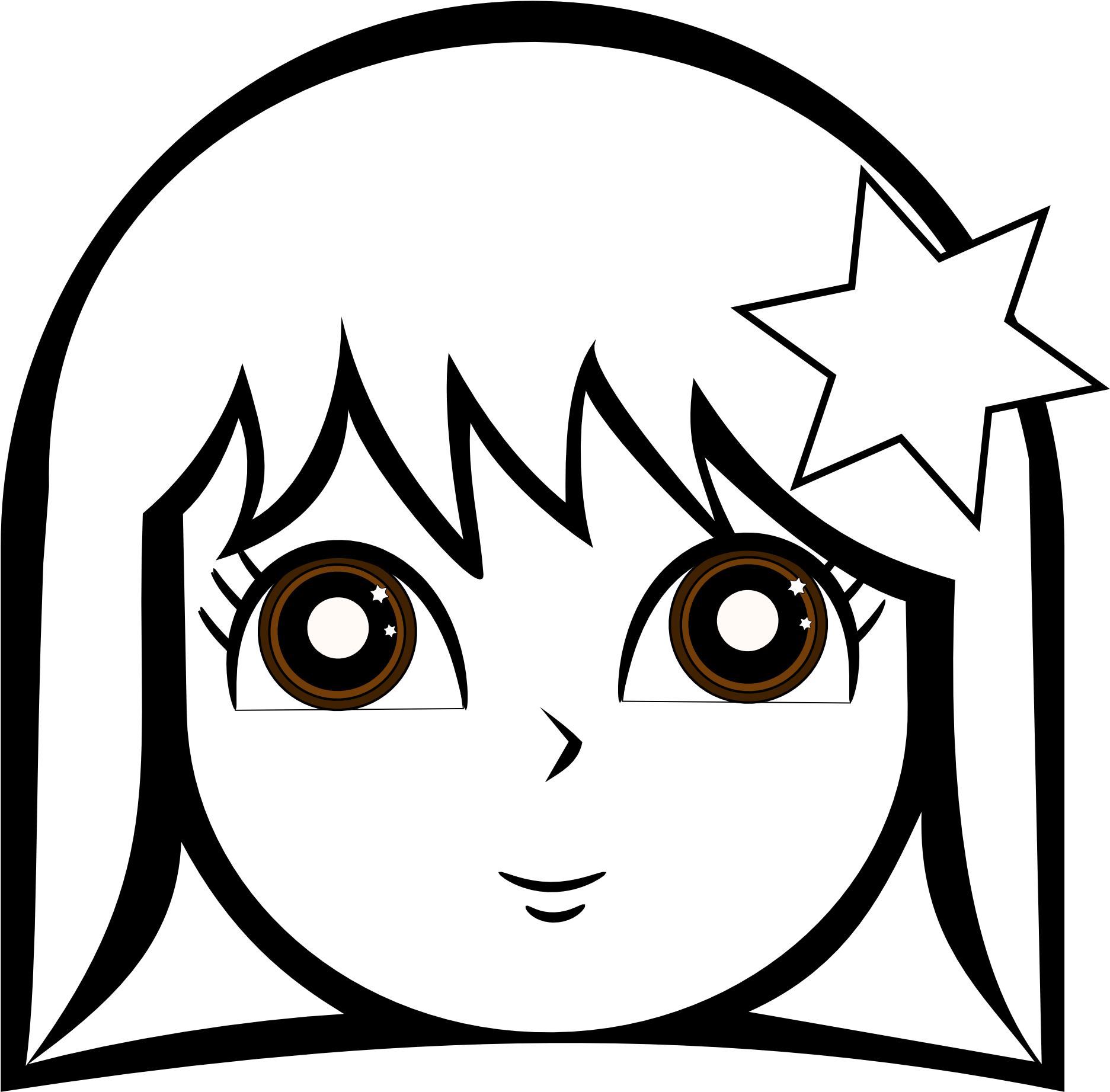 Spectacular Inspiration Coloring Pages For Girls Face - Coloring Pages For Girls (1979x1973)