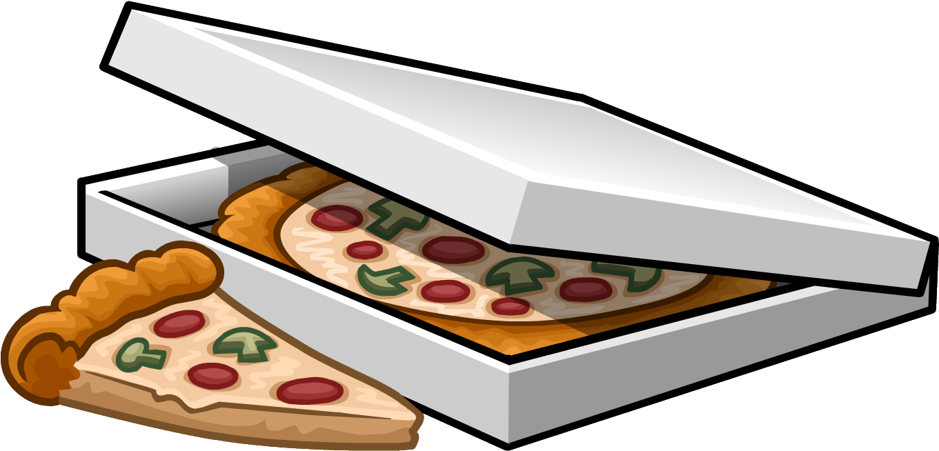 Pizza Box Italian Cuisine Fast Food Clip Art - Pizza Box Italian Cuisine Fast Food Clip Art (1372x664)