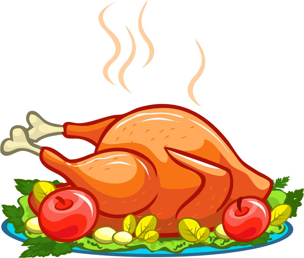 After Two Hours Of Sitting Out, Your Favorite Holiday - Turkey Feast Clip Art (1027x874)