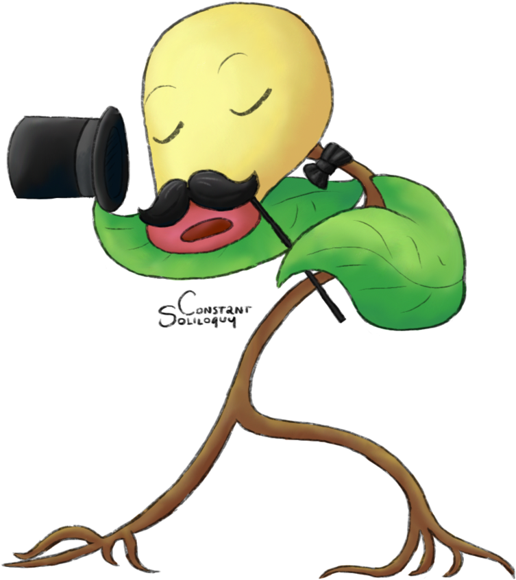 Animal Fruit Clip Art - Fancy Bellsprout (894x894)