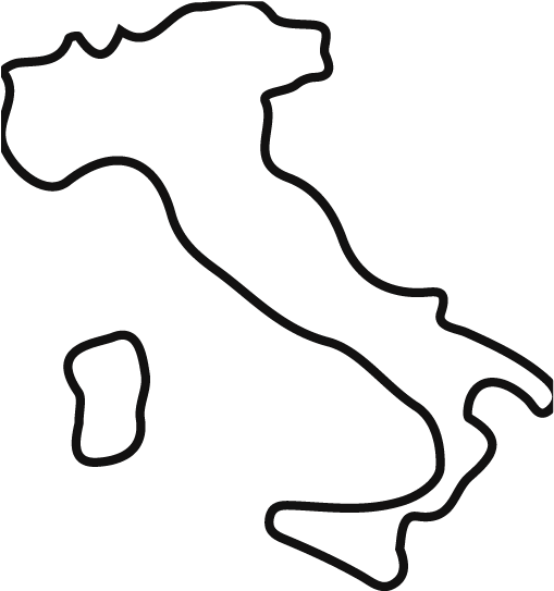 Travel - Line Drawing Of Italy (518x547)