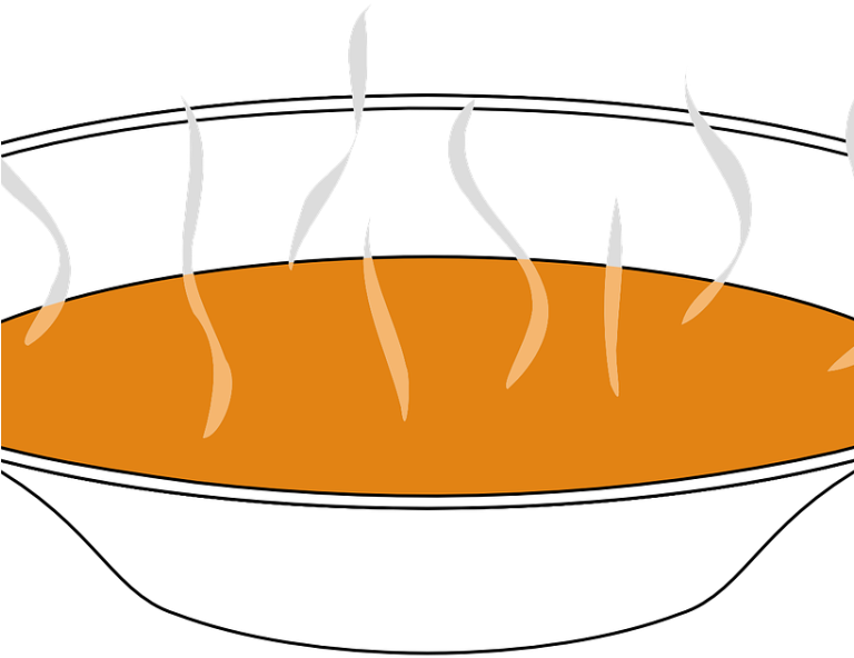 Bone Broth - Cartoon Bowl Of Soup (767x600)