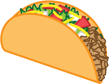 11 Free Mexican Food Clipart Free Cliparts That You - Let's Taco Bout It Rectangular Belt Buckle, Pale Blue/dark (500x420)