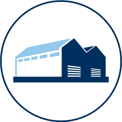 Proactive, Compliant, And Safe Sanitation Services - Manufacturing Facility Icon (400x400)