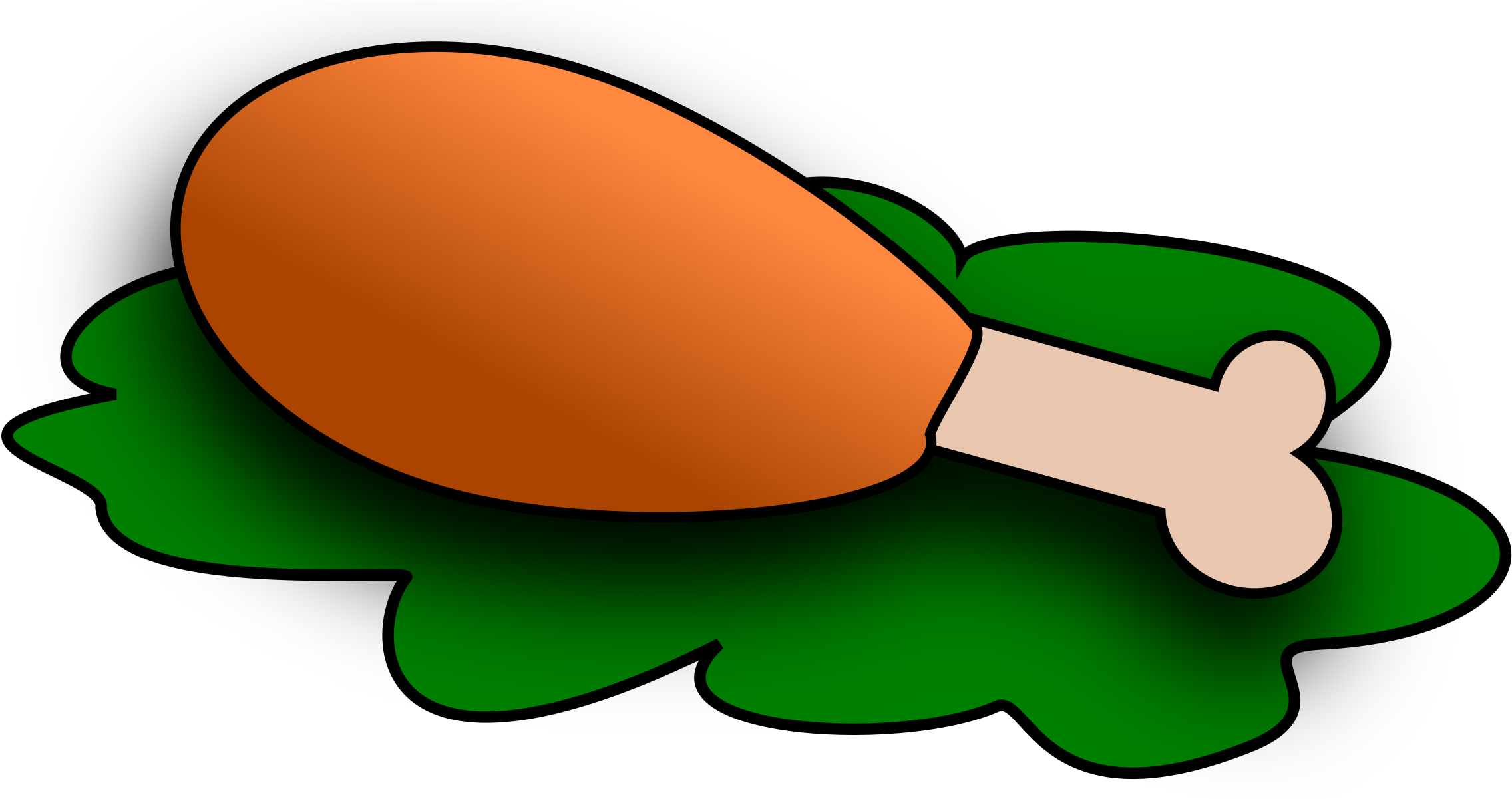 Big Image - Chicken Meat In Cartoon (2400x1200)