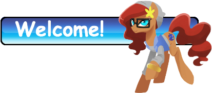Welcome Sign For Kilala97 By Cheschire-kaat - My Little Pony: Friendship Is Magic (490x266)