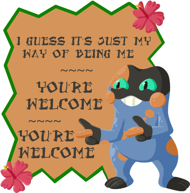 You - Cartoon You Re Welcome (662x671)