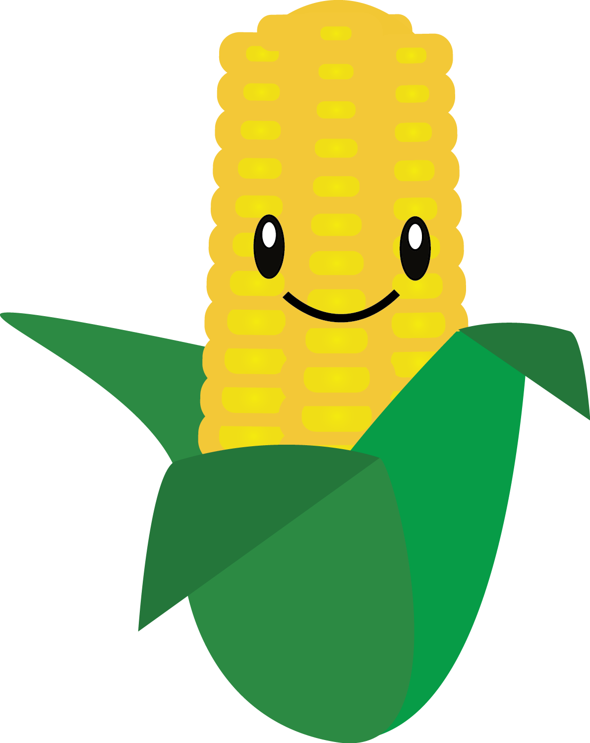Oats Pasta Corn Rice - Corn Cartoon Png (1190x1497)