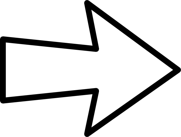 Arrow Clip Art At Clker - Arrow Black And White Clipart (600x454)