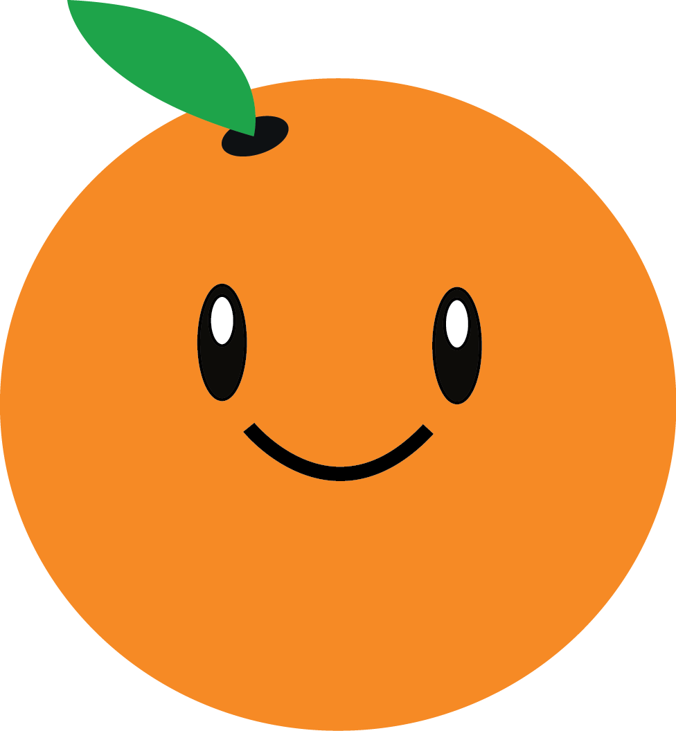 Fruit Curriculm - Orange Cartoon Images Transparent (976x1056)
