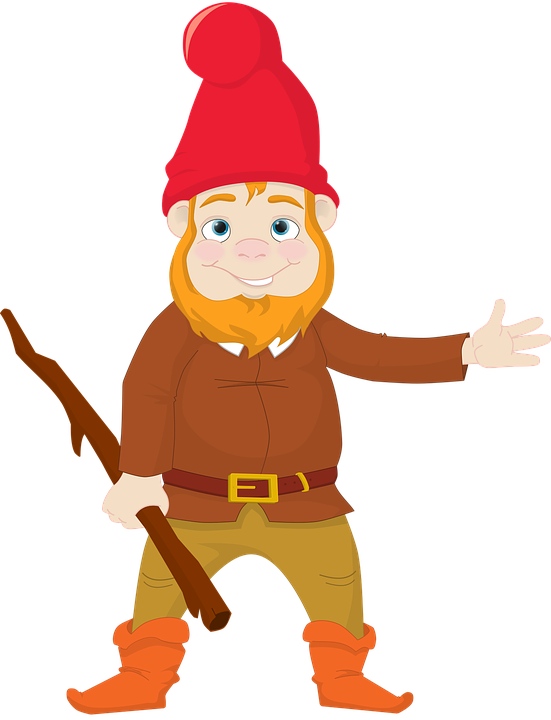 Gnome Clipart Animated - Free Garden Gnome Clipart (551x720)