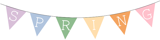 This Sunday, We "spring Forward" Our Clocks By One - Spring Birds Clip Art (640x320)