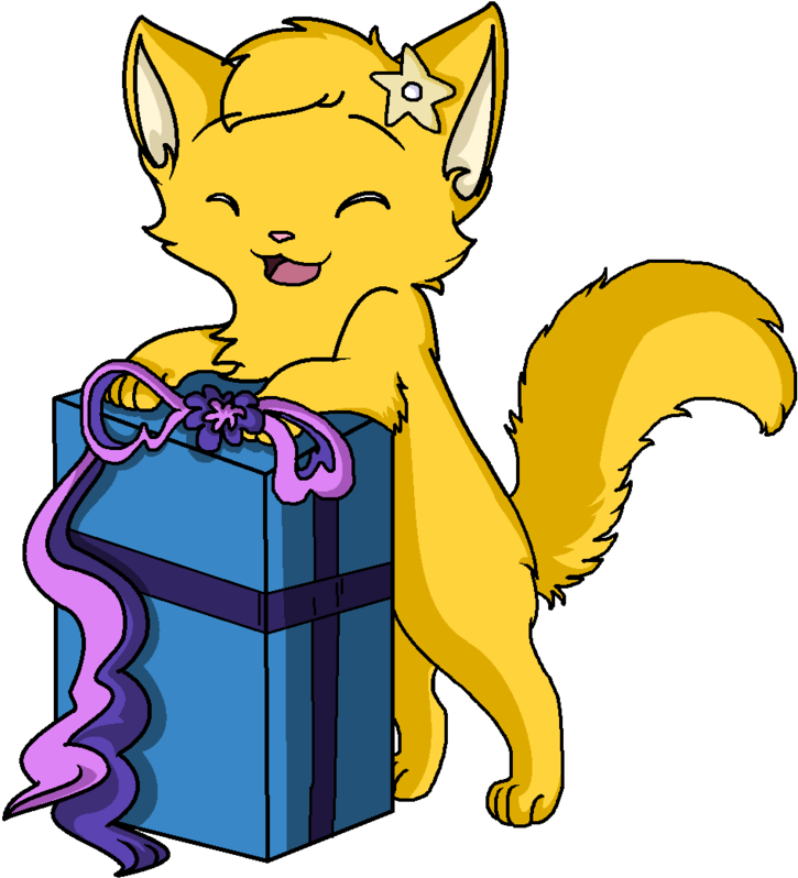 Happy Birthday Kitten By Furubacanine - Cartoon (900x837)