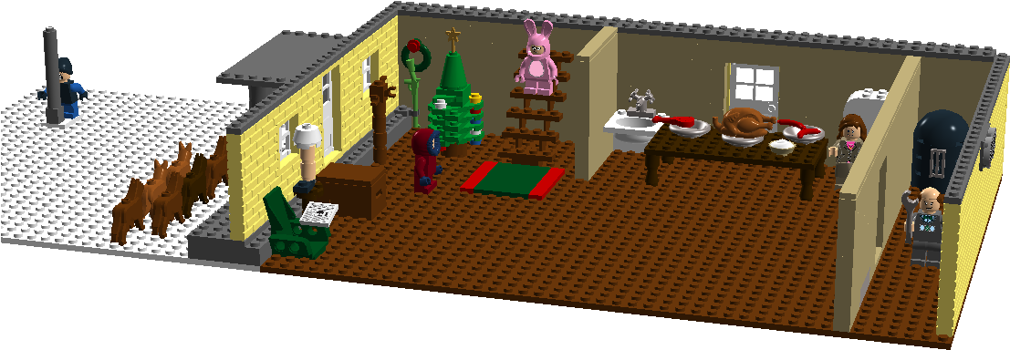 Lego A Christmas Story - Christmas Story House Lego (1126x587)