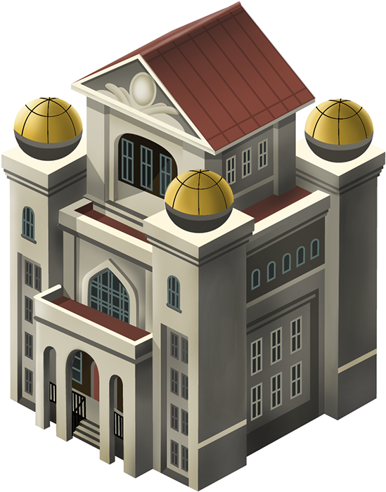 Isometric Building On Behance - Building (600x758)