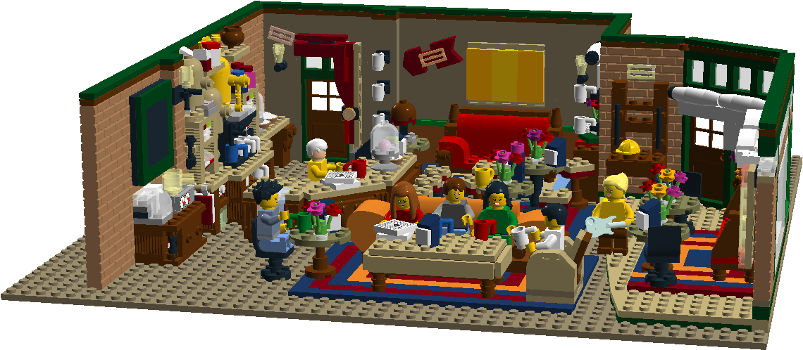 1 / - Central Perk (1290x660)