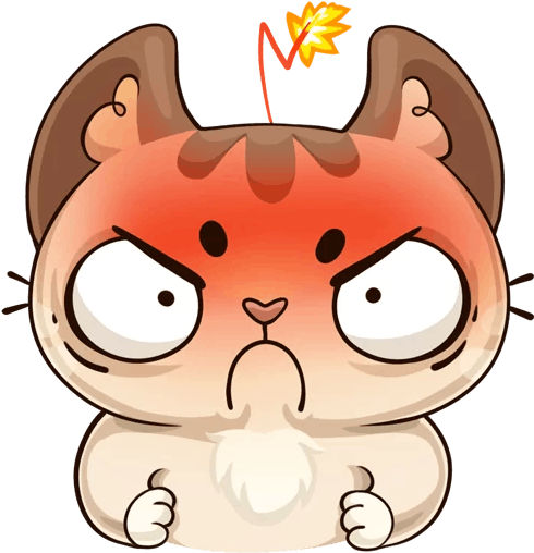Oscar The Cute Kitten Imessage Stickers Messages Sticker-3 - Cartoon (512x512)