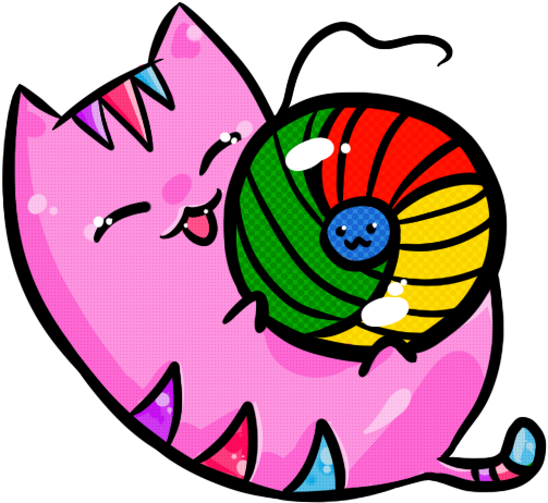 Chrome Kitten Icon By Xfe - Cute Google Chrome Icon (512x512)