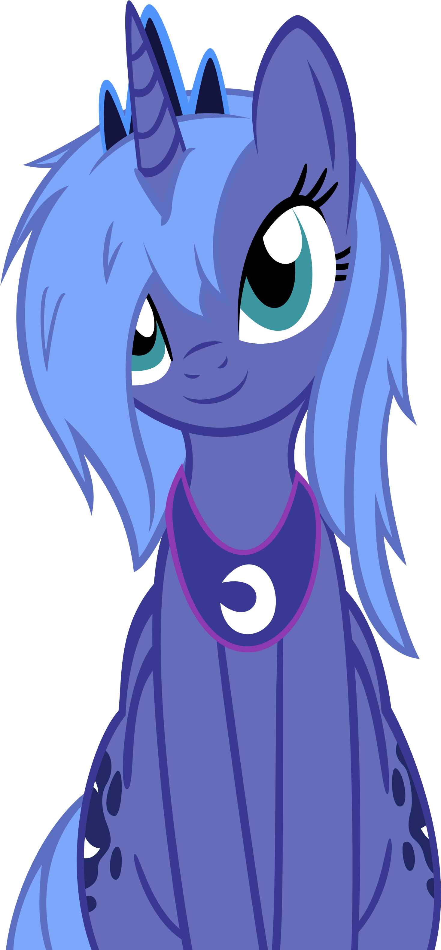 Princess Luna Twilight Sparkle Rainbow Dash Princess - My Little Pony: Friendship Is Magic (1547x3196)