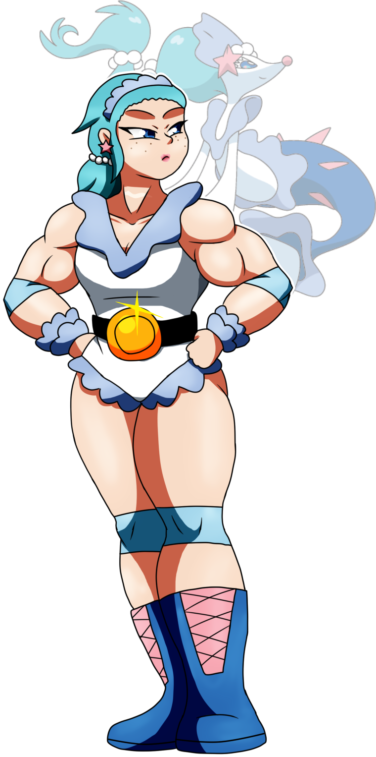 Damia The Wrestler Primarina By Metawarrior94 Damia - The Wrestler (1000x1600)