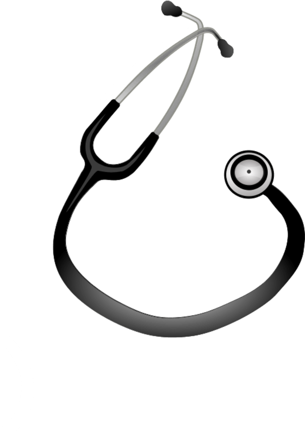 Doctor Headset Clipart 3 By Kayla - Estetoscopio Png (600x868)