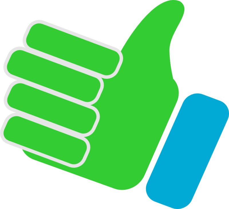 See Here Thumbs Up Clipart No Background Hd Images - Clip Art (800x729)