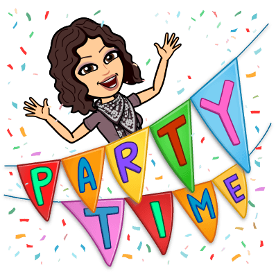 Happy Birthday To Me Let Me Gift Something To You - Party Time Cartoon (398x398)