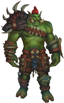 An In-game Forest Troll - World Of Warcraft Forest Troll (300x428)