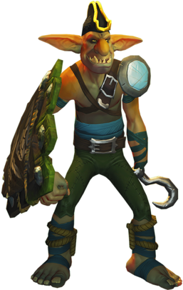 Pirate Shield Troll Image - Figurine (400x405)