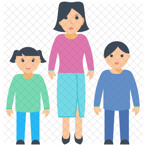 Single Mother Icon - Single Parent (512x512)