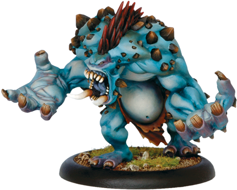 Dire Troll Mauler - Trollbloods Dire Troll Mauler (580x485)