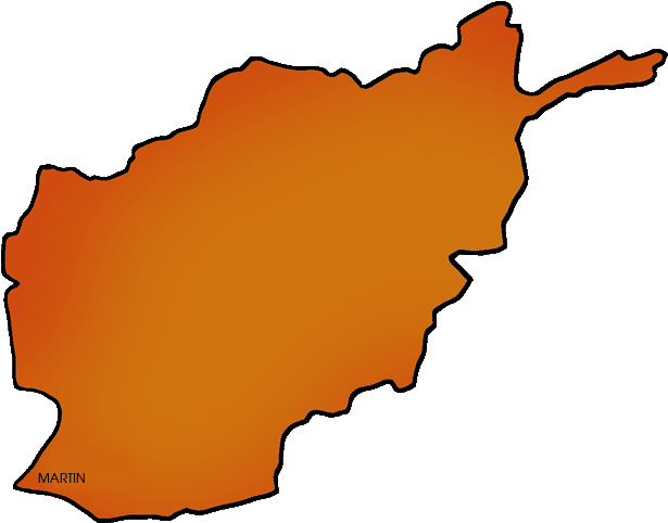 Afghanistan Map - Afghanistan Clipart (648x535)