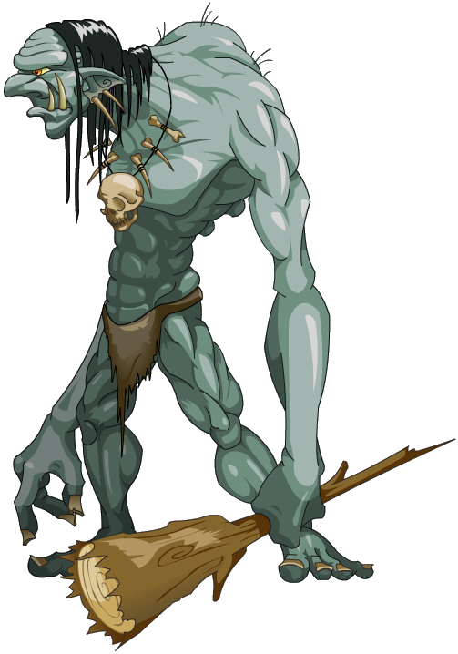 Fable Images Fable 2 Screenshot "swamp Troll" Hd Wallpaper - Illustration (503x718)