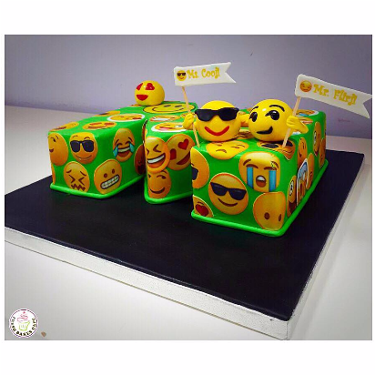 Letter M Cake 2b - Toy Block (434x498)