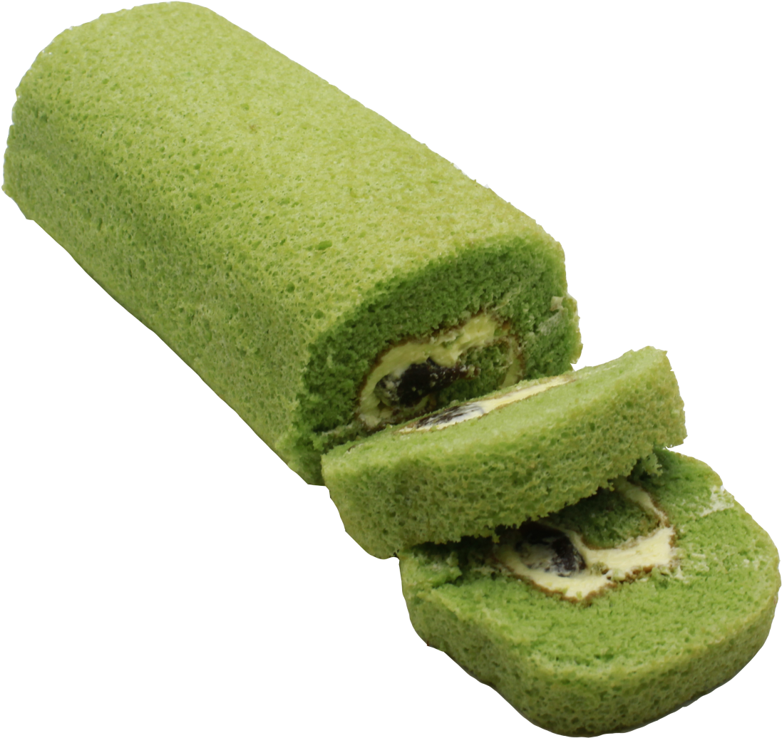 Cake Roll Green Tea Small - Swiss Roll (1140x1064)