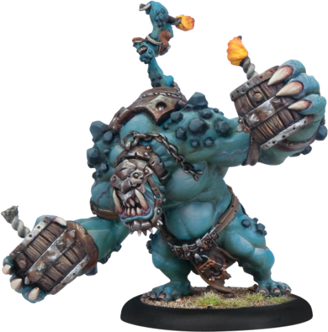 Some New Skorn And A Troll - Hordes Dire Troll Bomber (520x525)
