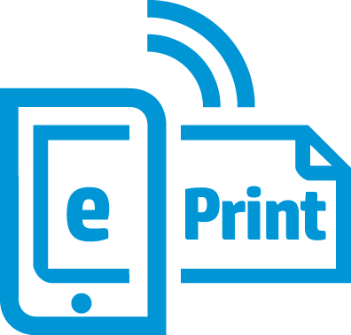 Hp Eprint - Hp E Print Logo (396x379)