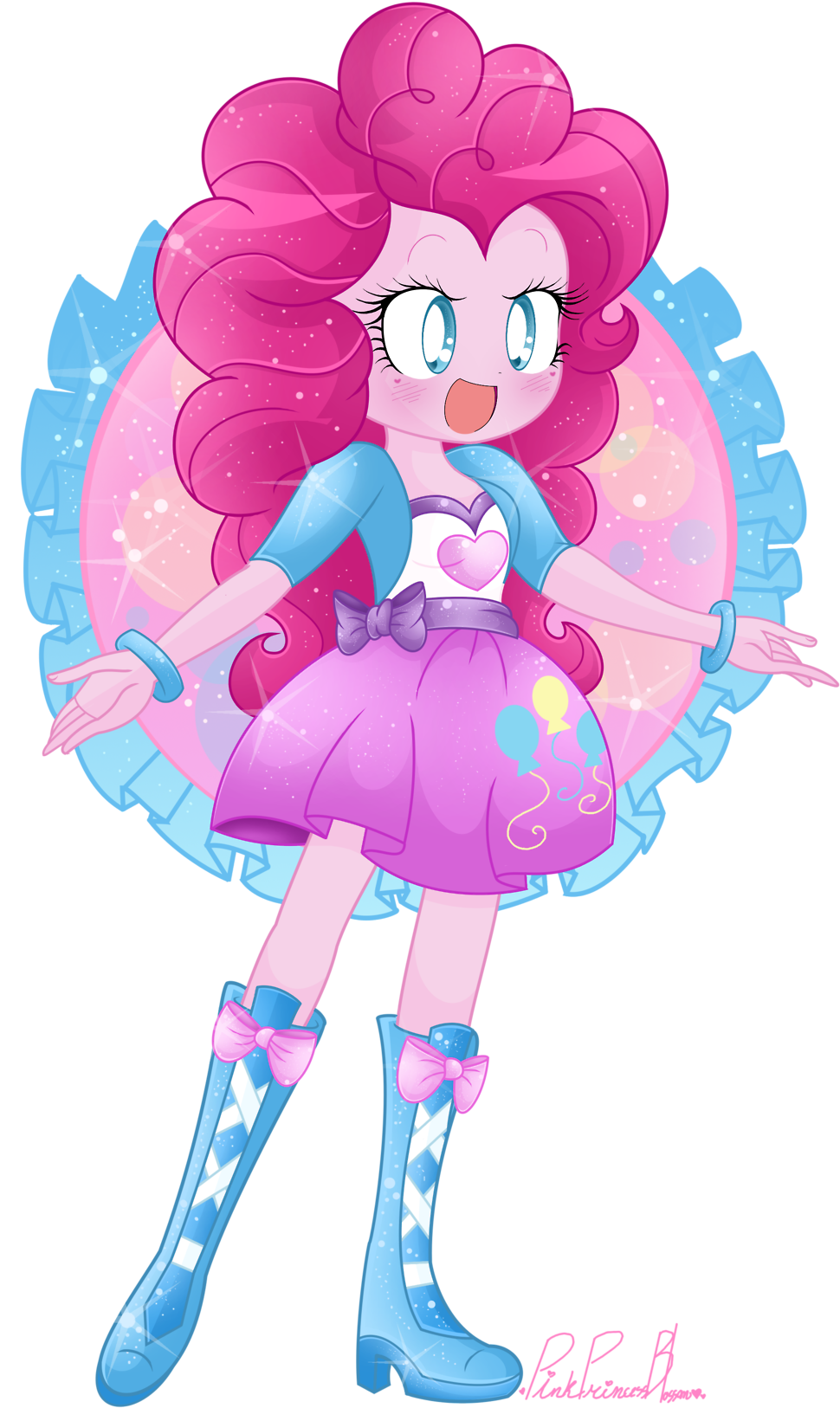 Pinkprincessblossom, Boots, Clothes, Cute, Diapinkes, - Pinkie Pie (1280x1656)