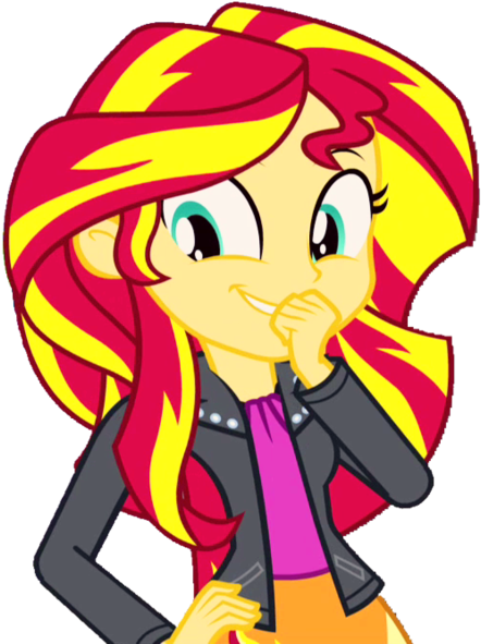 Hang - Sunset Shimmer (448x600)