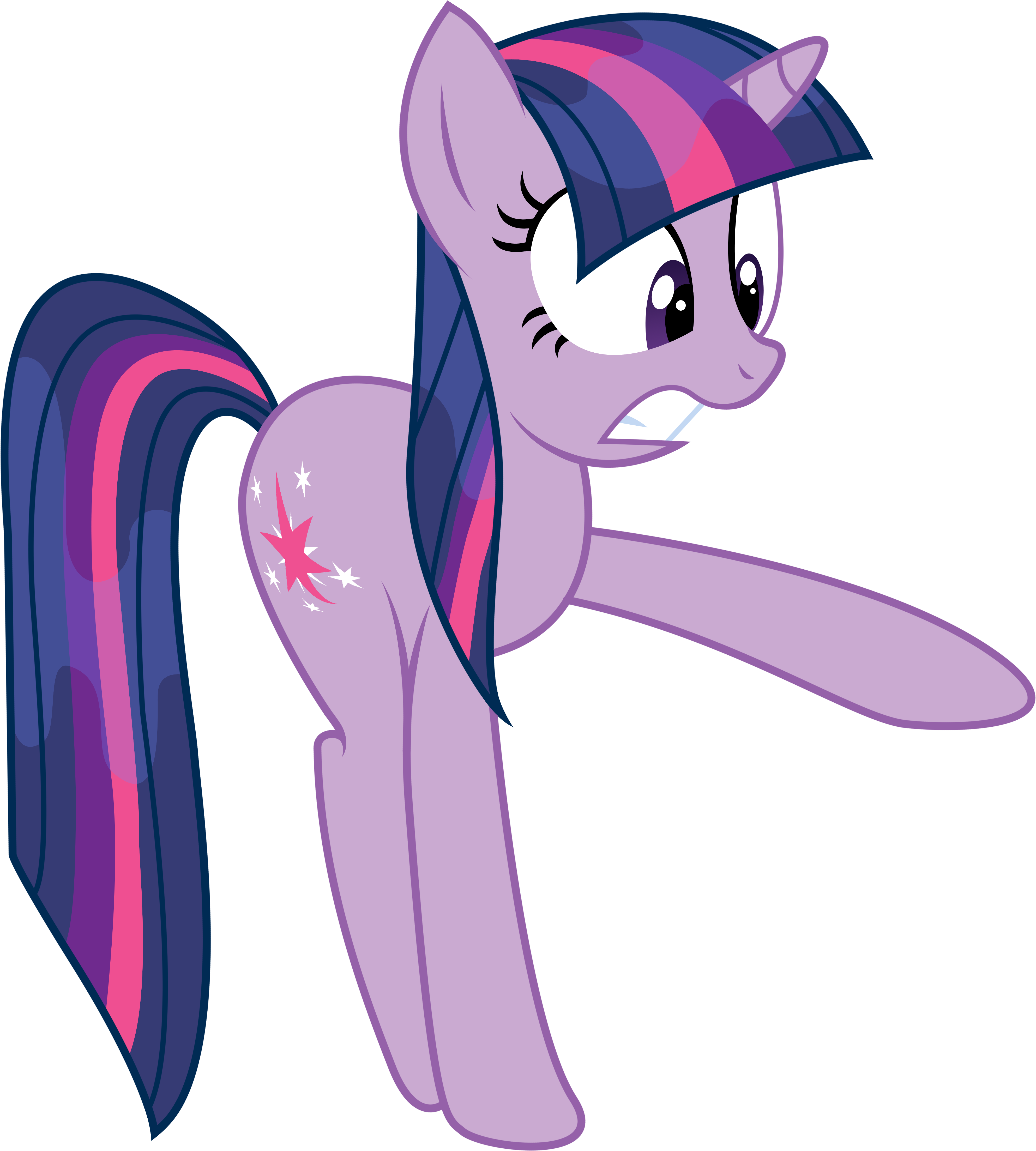 Twilight Sparkle Wet Clipart - Mlp S1e1 Twilight Vector (4113x4500)