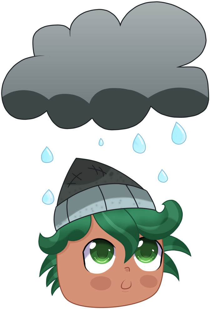 Berrypunchrules, Bust, Chibi, Cloud, Equestria Girls, - Cartoon (715x1024)