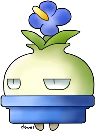 Potted Morning Glory By Astrastel - Morning Glory (400x520)